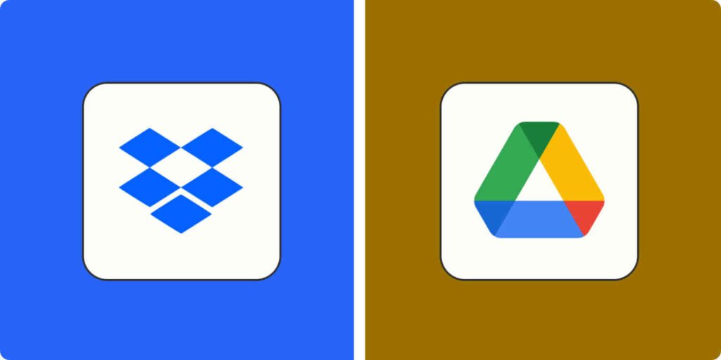 Dropbox and Google Drive